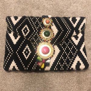 Steve Madden clutch with shoulder chain strap